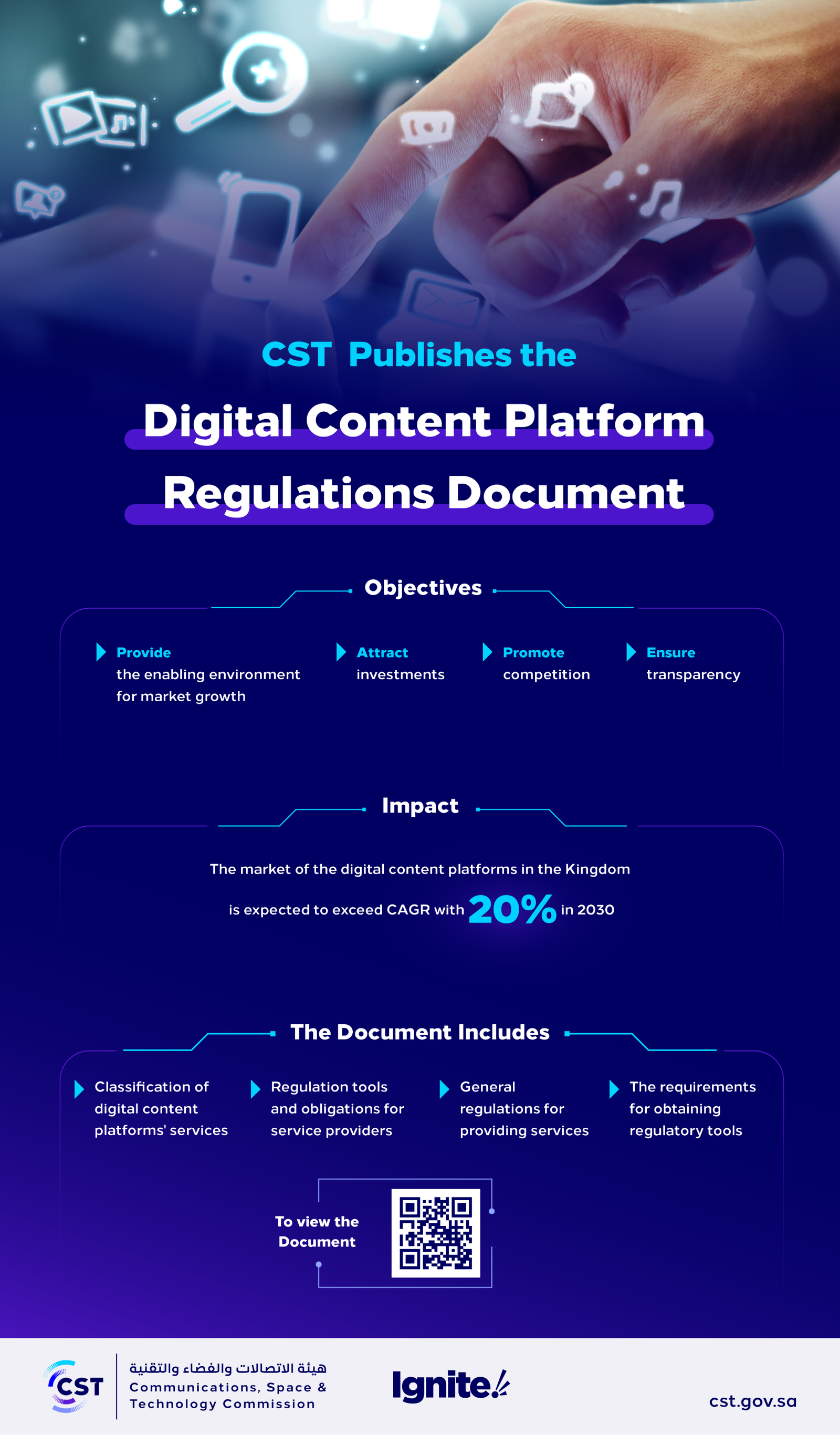 CST Publishes the Digital Content Platform Regulations Document