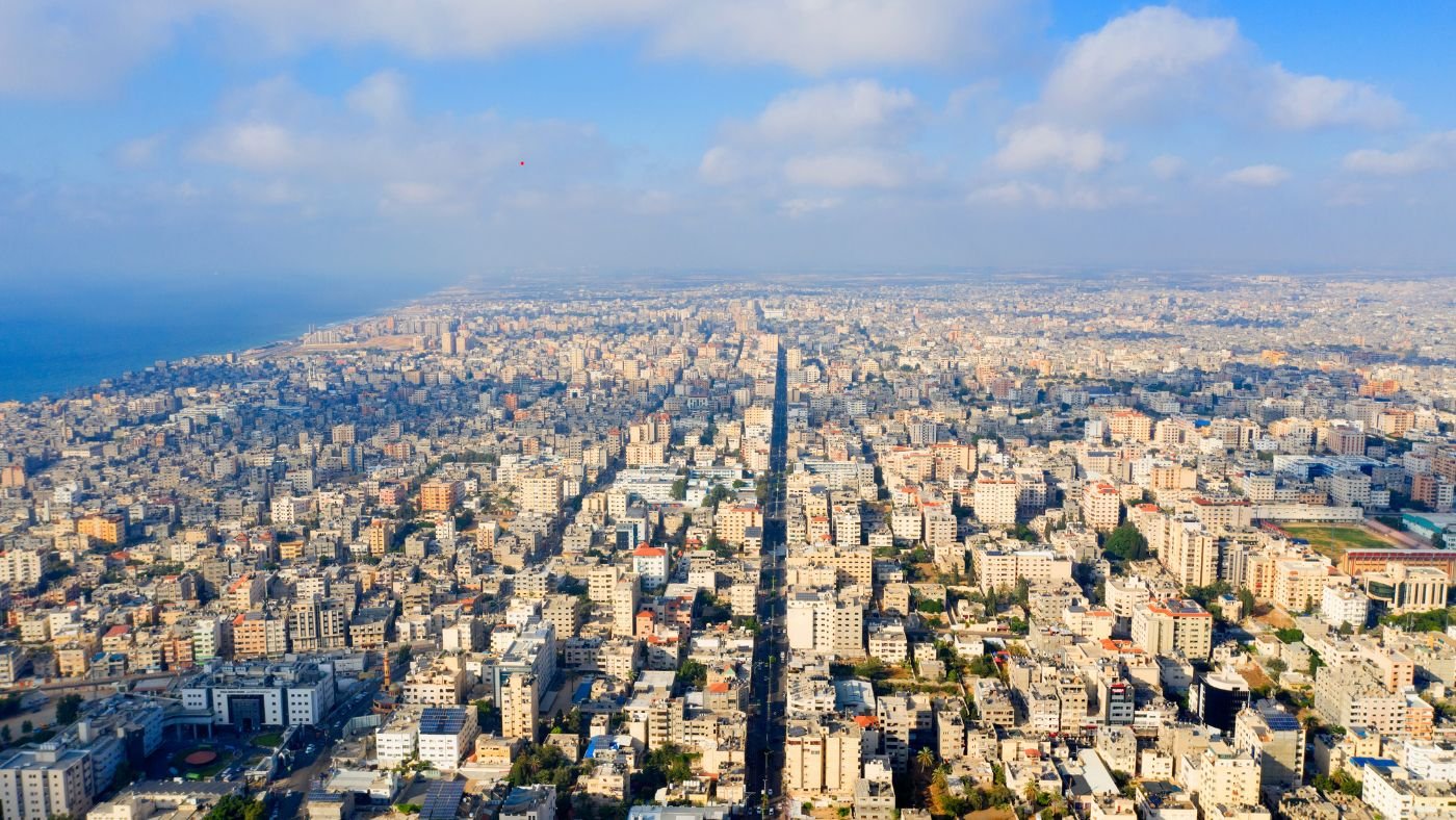 A view of Gaza Skyline