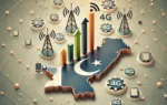 DALAn infographic-style featured image depicting the growth of cellular and 4G subscribers in Pakistan. The image includes icons of mobile phones and cellular