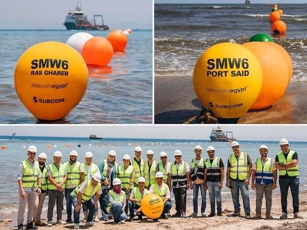 Telecom Egypt and SubCom Complete Dual Landings for SEA-ME-WE-6 Subsea Cable on Egypt’s Coasts