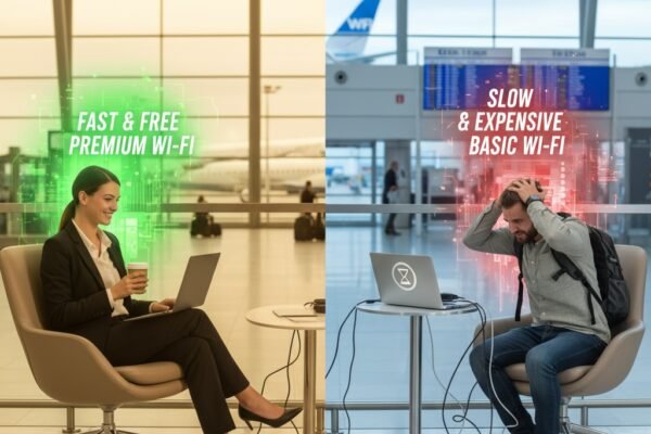 The Great Divide: A Tale of Two Airport Wi-Fi Experiences