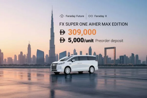 Faraday Future Launches FX Super One in the UAE, Priced from AED 309,000