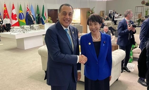Egypt seeks to deepen technology and AI cooperation with Japan at G20 Summit meeting